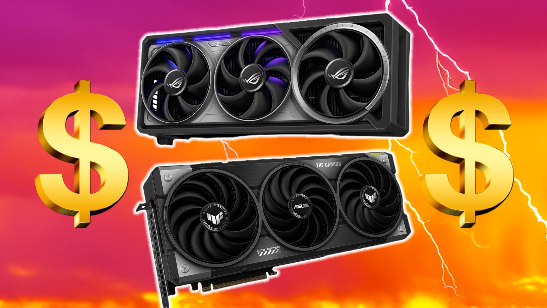 AsusはNvidia Geforce RTX 5090とAMD Radeon RX 9070 XT価格を膨らませたばかりです